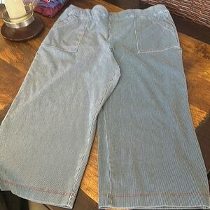 Tribal wide leg light crop jeans 3XL